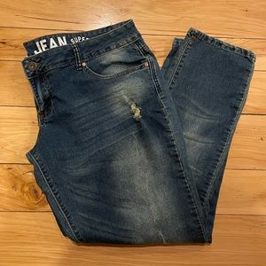 Rue 21 Distressed Jogger Jeans